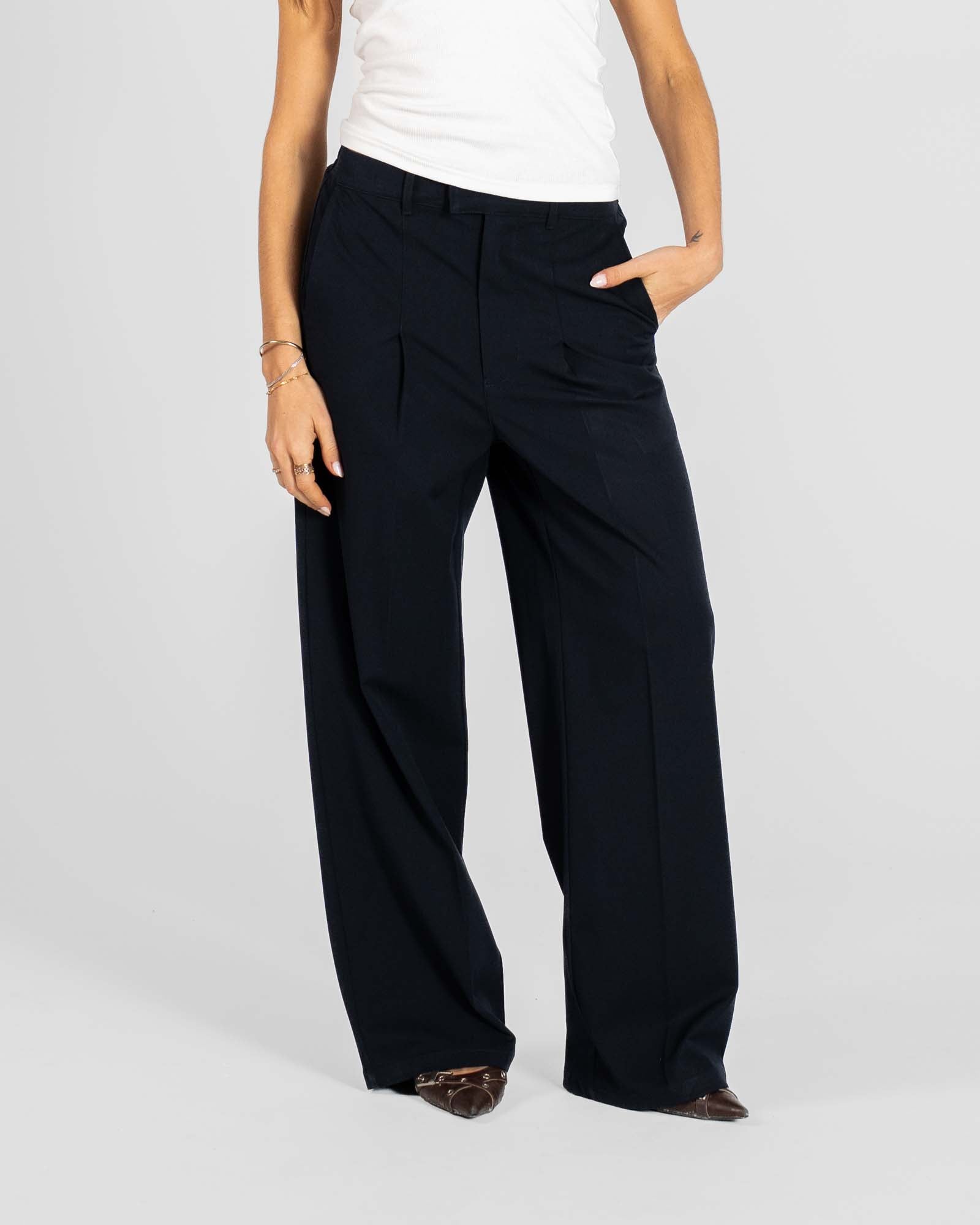 Baggy Suitpants Navy dame